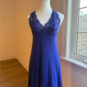 Fleur’t Purple Lace Chemise Size Small
